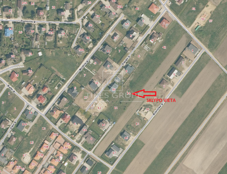 Parduodamas sklypas Baltų g., Jakų k., Klaipėdos r. sav., 15 a ploto 3