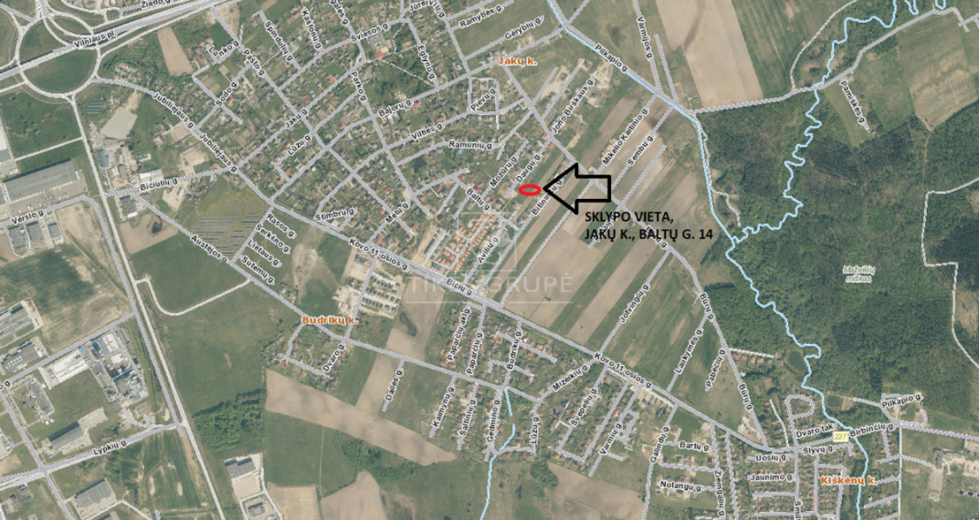 Parduodamas sklypas Baltų g., Jakų k., Klaipėdos r. sav., 15 a ploto 5