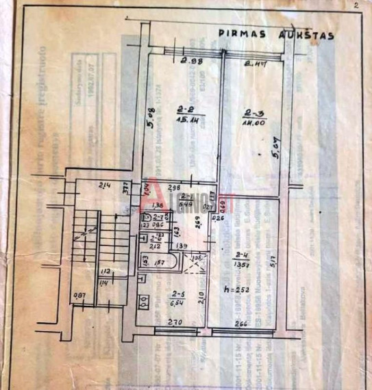Parduodamas butas Panevėžio g., Miško, Klaipėdos m., Klaipėdos m. sav., 57.72 m² ploto 3 kambariai 3