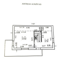 Parduodamas namas Sodų g., Šlienavos k., Kauno r. sav., 79.31 m2 ploto, 2 aukštai 24