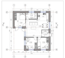 Parduodamas namas Lėbartų k., Klaipėdos r. sav., 80 m2 ploto, 1 aukštai 9