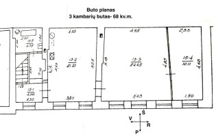 Parduodamas butas Šv. Stepono g., Senamiestis, Vilniaus m., Vilniaus m. sav., 65 m2 ploto, 3 kambariai 21