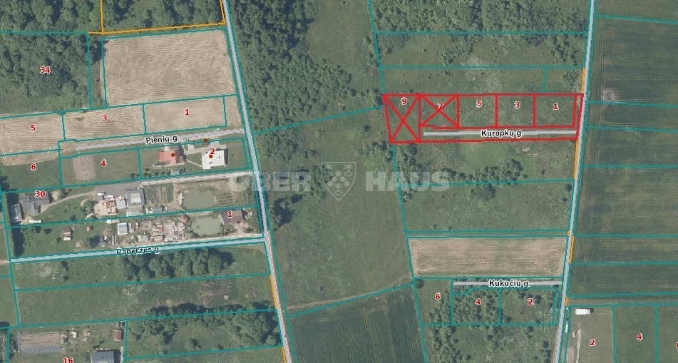 Parduodamas namų valdos paskirties sklypas Kurapkų g., Mitkūnų k., Kauno r. sav., 7 a ploto 3