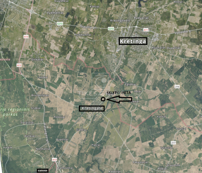 Parduodamas sklypas Kretingalės mstl., Klaipėdos r. sav., 24 a ploto 2