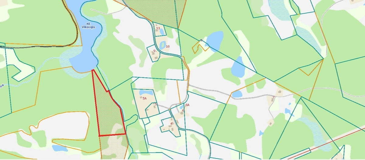 Parduodamas  sklypas Bėčionių k., Ignalinos r. sav., 257 a ploto 1