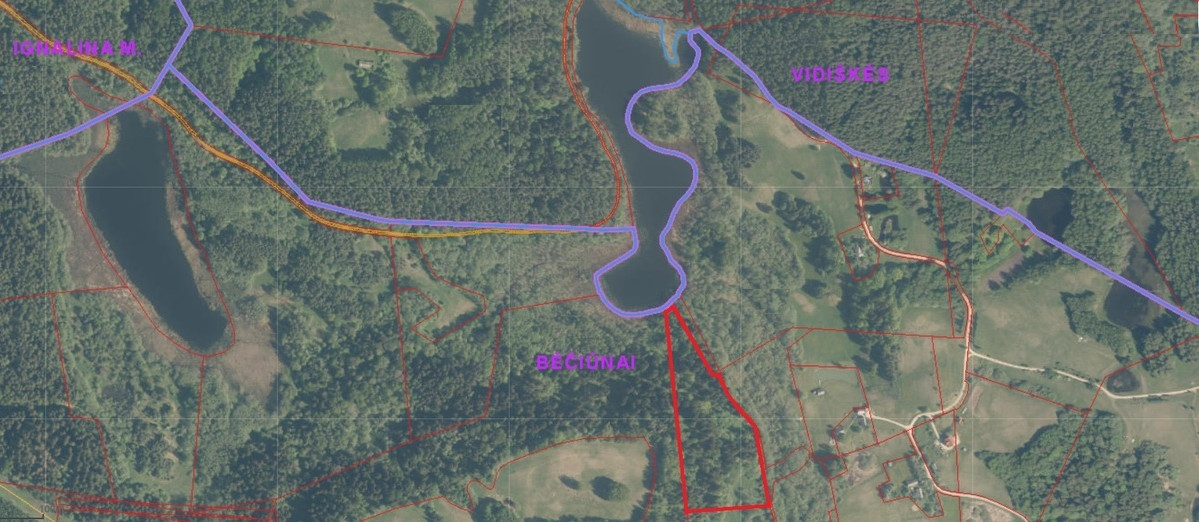 Parduodamas  sklypas Bėčionių k., Ignalinos r. sav., 257 a ploto 3