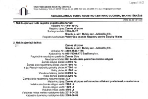 Parduodamas sklypas Juškaičių II k., Šiaulių r. sav., 327 a ploto 2