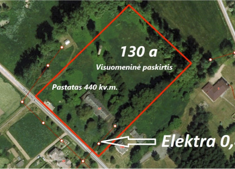 Parduodamas  sklypas Draugystės g., Antakalnio k., Ukmergės r. sav., 130 a ploto