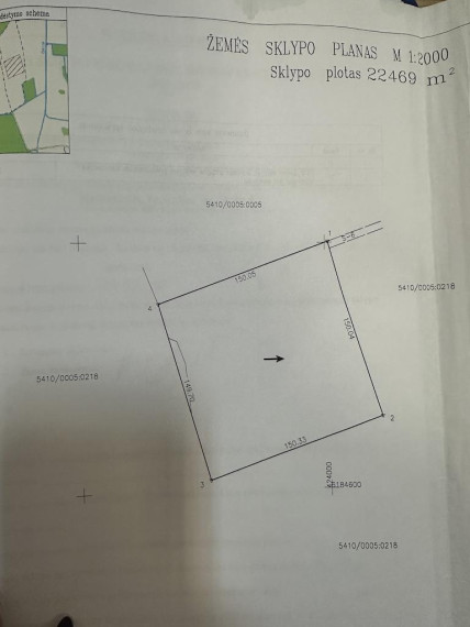 Parduodamas sklypas Eizbės k., Kelmės r. sav., 224.00 a ploto 2
