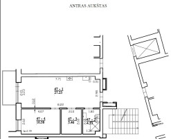 Parduodamas butas Paribio g., Žvėrynas, Vilniaus m., Vilniaus m. sav., 47.8 m2 ploto, 2 kambariai 2