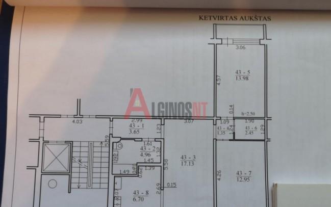 Parduodamas butas Taikos pr., Žardininkai, Klaipėdos m., Klaipėdos m. sav., 65 m² ploto 3 kambariai 9