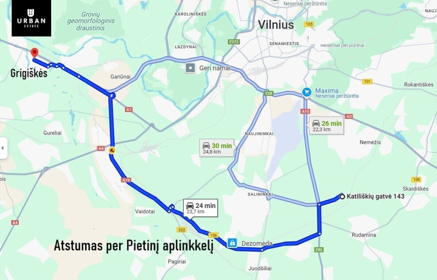 Liepkalnyje parduodamas pramonės ir sandėliavimo paskirties 2.93 ha sklypas Katiliškių g. 13