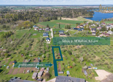 Parduodamas sklypas Šilojų g., Bubių k., Šiaulių r. sav., 9.50 a ploto