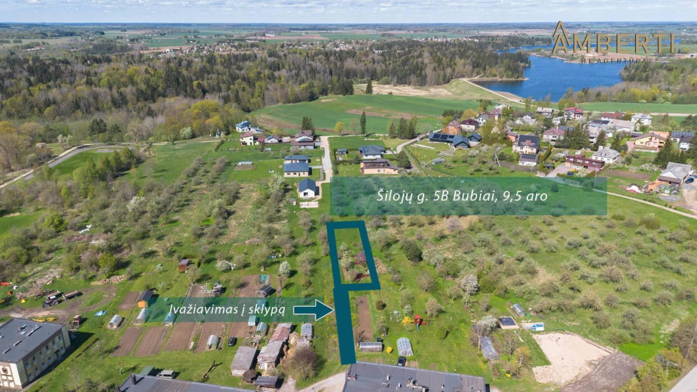 Parduodamas sklypas Šilojų g., Bubių k., Šiaulių r. sav., 9.50 a ploto 1