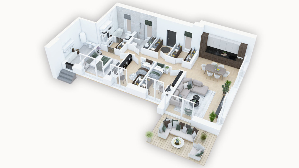 Parduodamas namas Bitininkų g., Didžiasalio k., Vilniaus r. sav., 102 m2 ploto, 1 aukštai 26