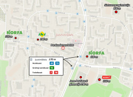 Parduodamas butas Rygos g., Justiniškės, Vilniaus m., Vilniaus m. sav., 59.95 m2 ploto, 2 kambariai 18