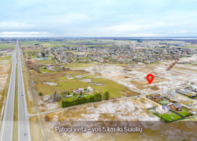 Parduodamas  sklypas Motaičių k., Šiaulių r. sav., 100 a ploto 2