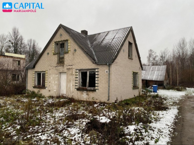 Parduodamas namas Marijampolės g., Antanavo k., Kazlų Rūdos sav., 82.97 m2 ploto, 1 aukštai 2
