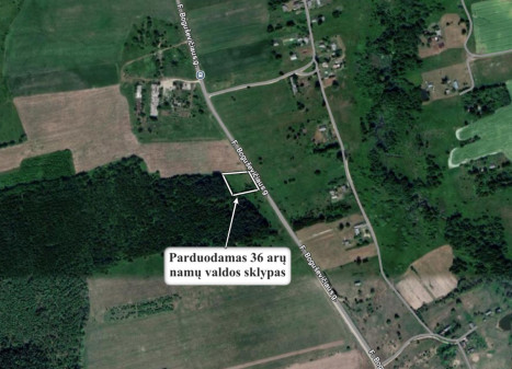 Parduodamas  sklypas Žemaitėlių k., Vilniaus r. sav., 36 a ploto