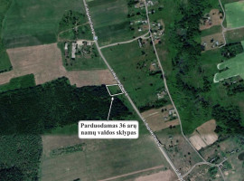 Parduodamas  sklypas Žemaitėlių k., Vilniaus r. sav., 36 a ploto 1