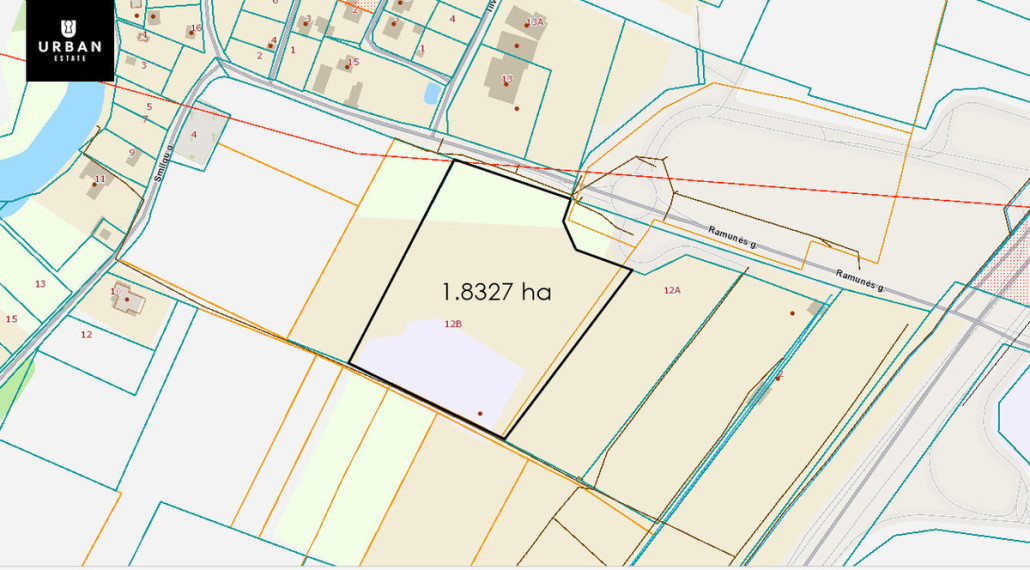 Parduodamas sklypas Ramunės g., Pietarių k., 183.27 a ploto 2
