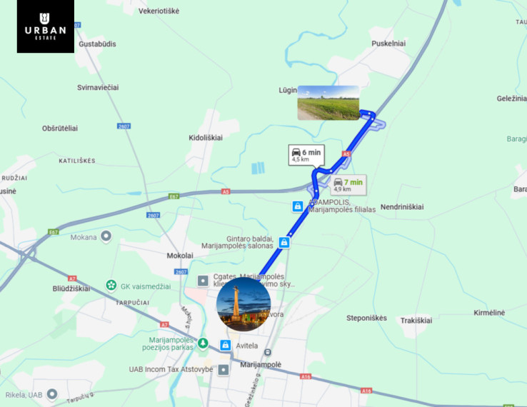 Parduodamas sklypas Ramunės g., Pietarių k., 183.27 a ploto 8