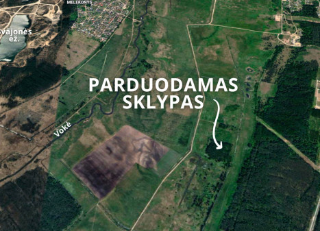 Parduodamas  sklypas Merešlėnų k., Vilniaus r. sav., 35.34 a ploto