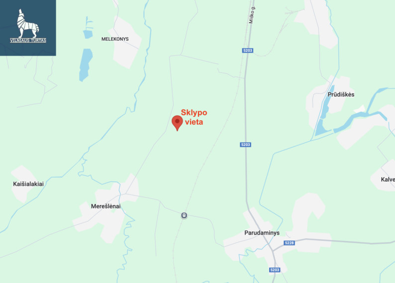 Parduodamas sklypas Merešlėnų k., Vilniaus r. sav., 35.34 a ploto 6