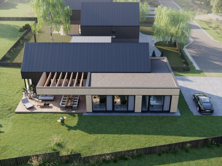 Parduodamas namas Pakalnės g, Bendorių k., Vilniaus r. sav., 199 m2 ploto, 1 aukštai 2
