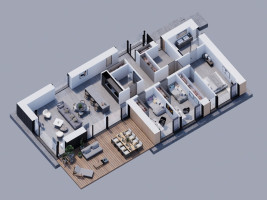 Parduodamas namas Pakalnės g, Bendorių k., Vilniaus r. sav., 199 m2 ploto, 1 aukštai 8