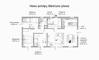 Parduodamas namas Velžio kel., Velžio k., Panevėžio r. sav., 114.9 m2 ploto, 1 aukštai 16