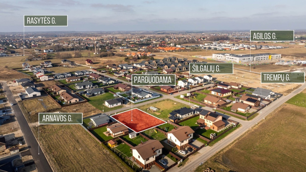 Parduodamas sklypas Klaipėdos r. sav., Trušelių k., Šilgalių, 11.21 a ploto 6