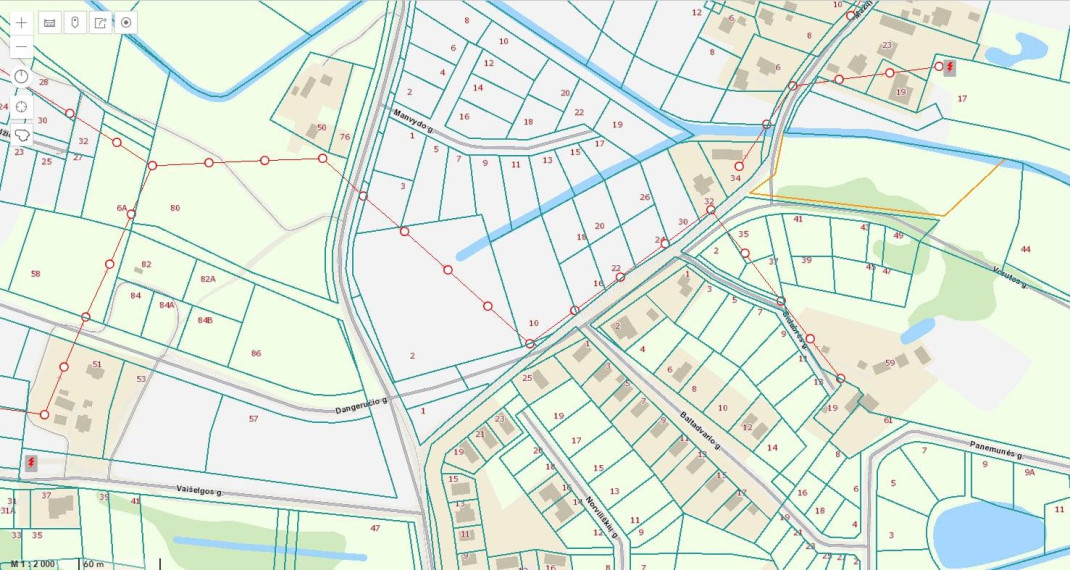 Parduodamas sklypas Vorutos g., Mažieji Gulbinai, Vilniaus m., Vilniaus m. sav., 35.09 a ploto 1