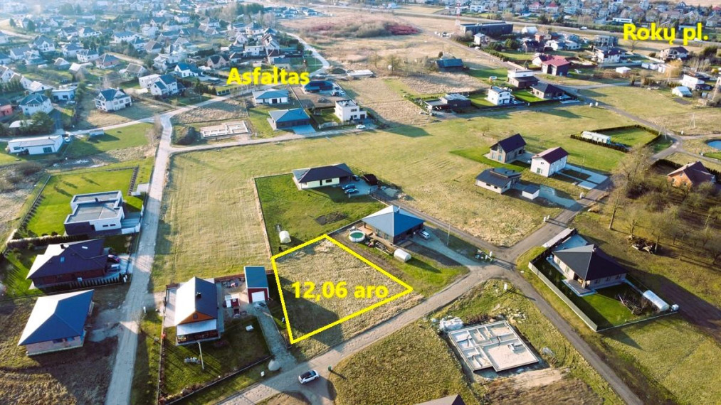 Parduodamas sklypas Rokų k., Kauno r. sav., 12.00 a ploto 6