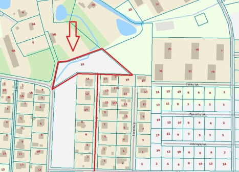 Parduodamas namų valdos paskirties sklypas Lankų g., Jonučių II k., Kauno r. sav., 58.28 a ploto