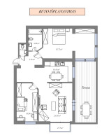 Parduodamas butas Žygio g., Žirmūnai, Vilniaus m., Vilniaus m. sav., 82.4 m2 ploto, 3 kambariai 27