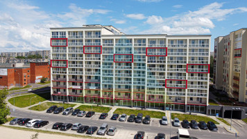 Parduodamas butas Rygos g., Justiniškės, Vilniaus m., Vilniaus m. sav., 55.55 m² ploto 2 kambariai 24