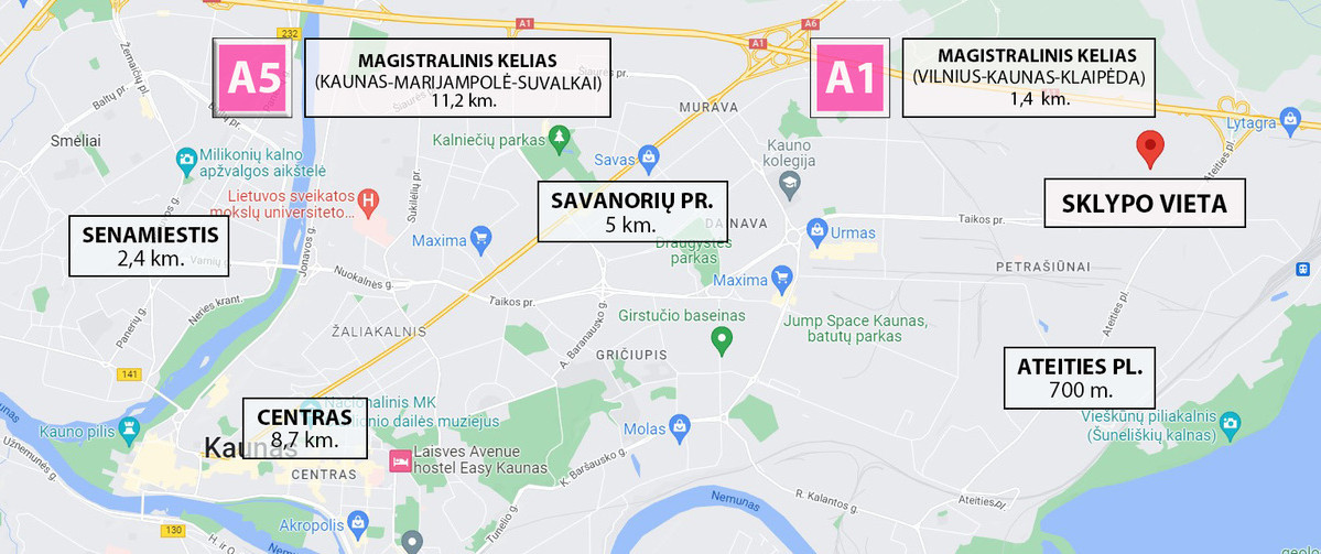 Parduodamas kitos paskirties sklypas Darbo g., Dainava, Kauno m., Kauno m. sav., 26.19 a ploto 5