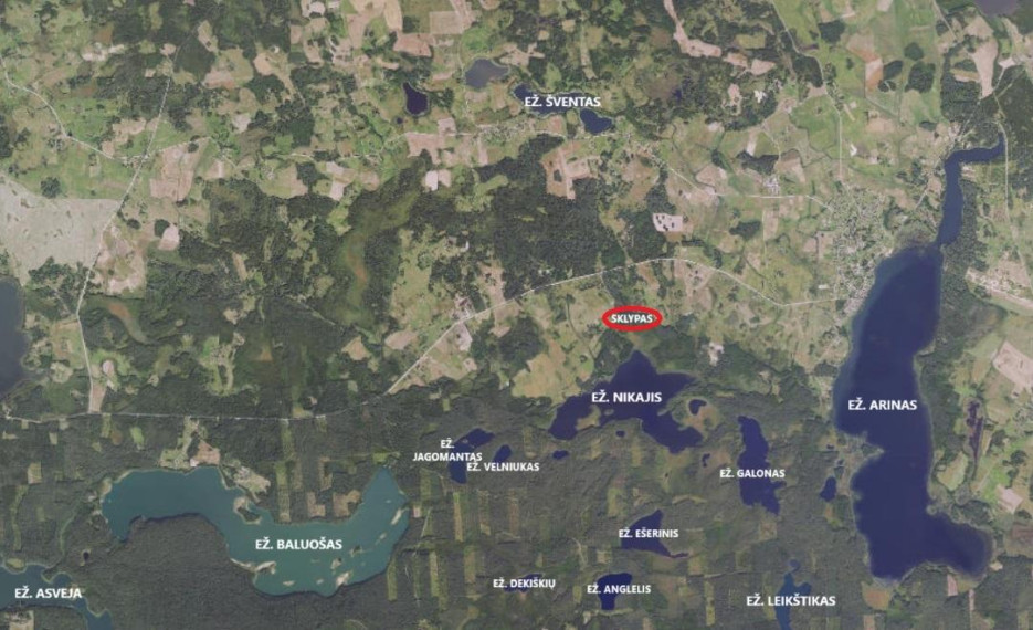 Parduodamas sklypas Barkeliškių I k., Molėtų r. sav., 228.00 a ploto 2