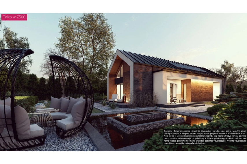 Parduodamas namas Prašiškių g., Mažieji Gulbinai, Vilniaus m., Vilniaus m. sav., 122 m2 ploto, 1 aukštai 1