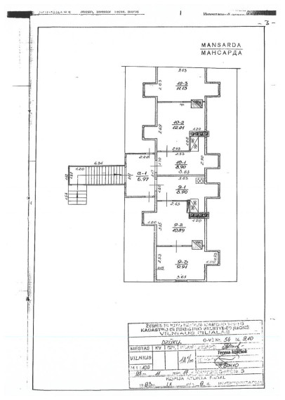 Parduodamas butas Dzūkų g., Naujininkai, Vilniaus m., Vilniaus m. sav., 35.73 m² ploto 2 kambariai 11