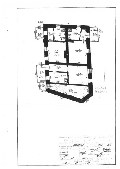 Parduodamas butas Vaivorykštės g., Naujininkai, Vilniaus m., Vilniaus m. sav., 23.66 m² ploto 1 kambarys 19
