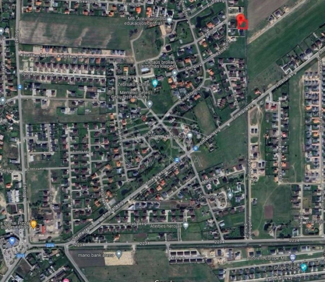 Parduodamas  sklypas Slengių k., Klaipėdos r. sav., 10 a ploto 2