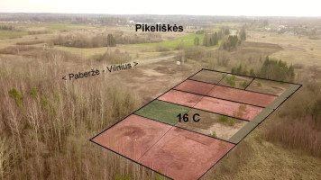 Parduodamas  sklypas Paberžės g., Pikeliškių k., Vilniaus r. sav., 17 a ploto 2
