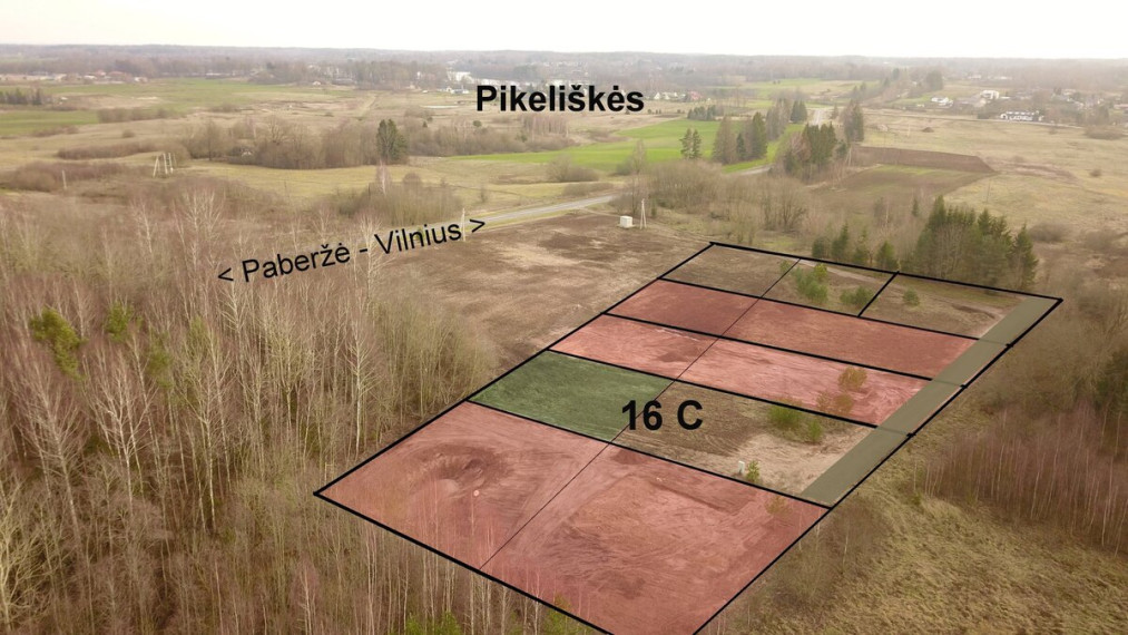 Parduodamas sklypas Paberžės g., Pikeliškių k., Vilniaus r. sav., 17 a ploto 2