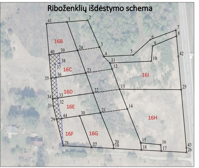 Parduodamas sklypas Paberžės g., Pikeliškių k., Vilniaus r. sav., 17 a ploto 6