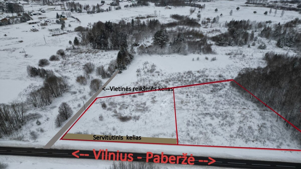 Parduodamas sklypas Paberžės g., Pikeliškių k., Vilniaus r. sav., 72 a ploto 4