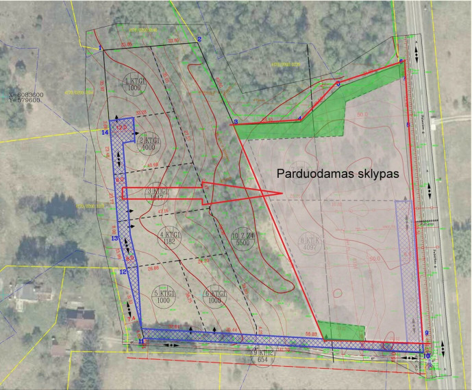 Parduodamas  sklypas Paberžės g., Pikeliškių k., Vilniaus r. sav., 72 a ploto 7