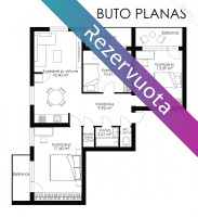 Parduodamas butas Bitininkų g., Jeruzalė, Vilniaus m., Vilniaus m. sav., 75 m2 ploto, 4 kambariai 3
