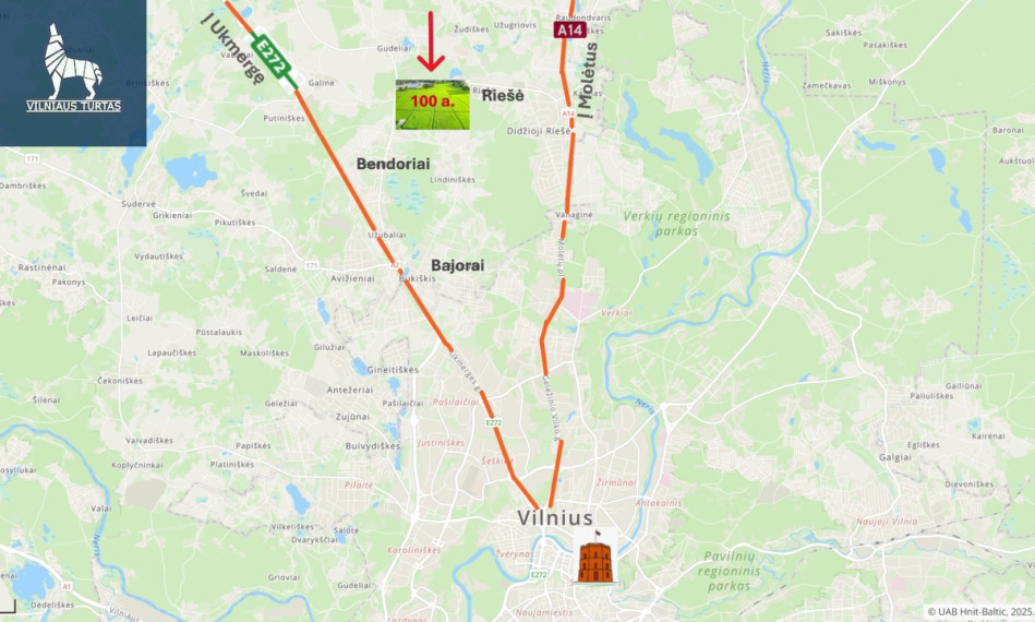 Parduodamas kitos paskirties sklypas Vilniaus r. sav., Bendorių k., Žemųjų Rusokų g.5, 17 a ploto 2